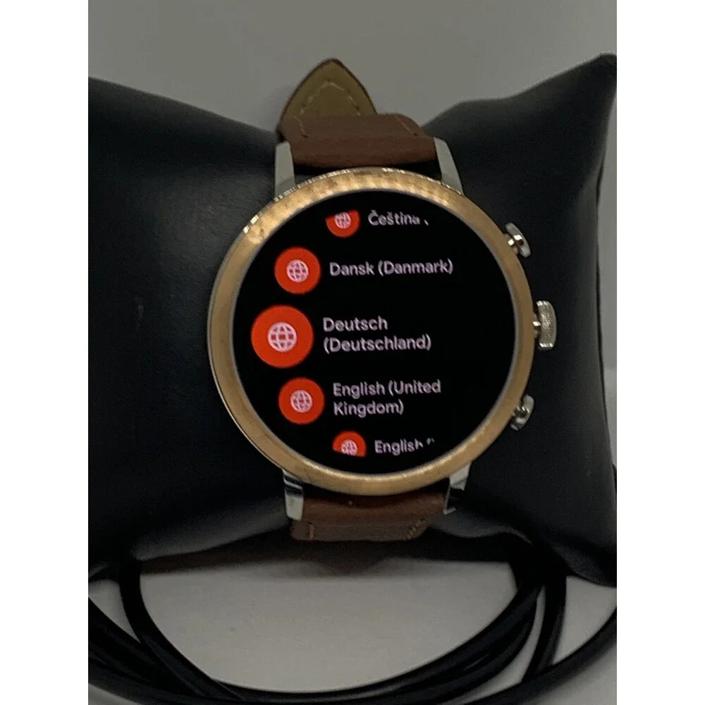 Fossil Gen 4 Authentic Digital Dial Smart Watch Custom Band FTW6016 NP21